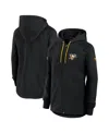 Fanatics Women's Black Pittsburgh Penguins Authentic Pro Rink Fleece Full-zip Jacket In Black