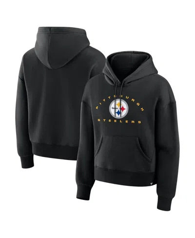 Fanatics Women's Black Pittsburgh Steelers Eligible Receiver Legacy Pullover Hoodie