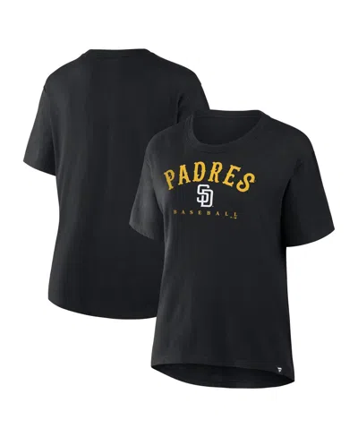 Fanatics Women's Black San Diego Padres Home Run Legacy T-shirt