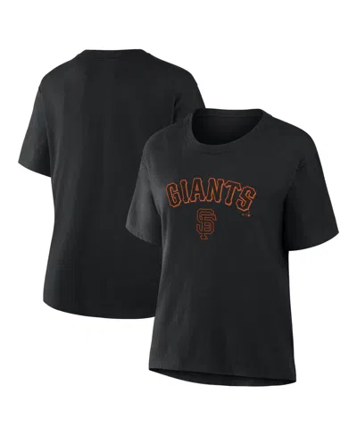 Fanatics Women's Black San Francisco Giants Lockup Legacy T-shirt