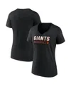 Fanatics Women's Black San Francisco Giants V-neck T-shirt