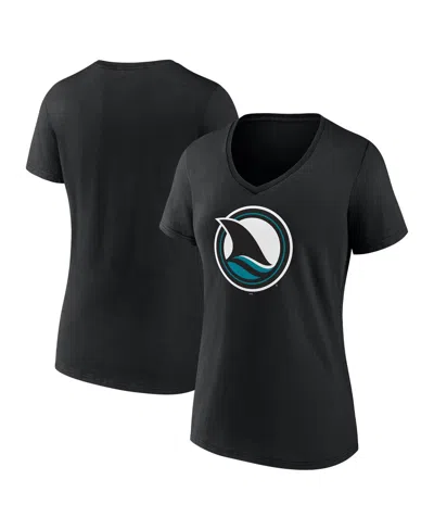 Fanatics Women's Black San Jose Sharks Alternate Graphic T-shirt