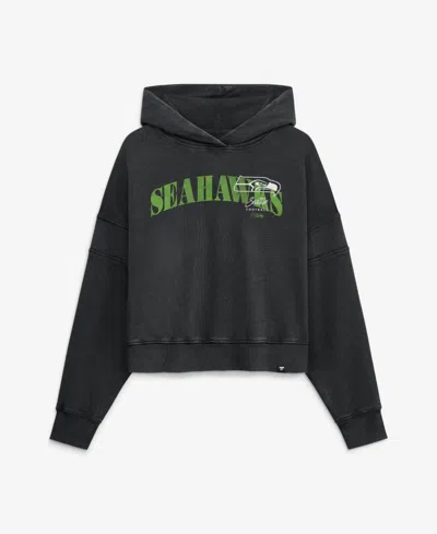 Fanatics Women's Black Seattle Seahawks Counter Run Pullover Hoodie