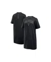 Fanatics Women's Black Tennessee Volunteers Elements Go Tri-blend T-shirt Dress In Black