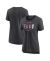 Fanatics Women's Black Texas A&m Aggies True Classics Break It Down Tri-blend T-shirt In Gray