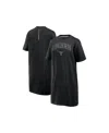 Fanatics Women's Black Texas Longhorns Elements Go Tri-blend T-shirt Dress In Black