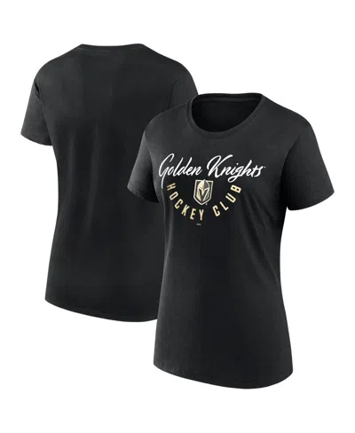 Fanatics Women's Black Vegas Golden Knights Top Shelf T-shirt