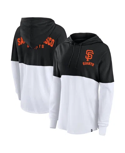 Fanatics Women's Black/white San Francisco Giants Backup Option Pullover Hoodie
