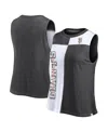 Fanatics Women's Black/white San Francisco Giants Color-block Tank Top In Multi