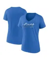 Fanatics Branded Royal New York Mets 2022 Postseason Locker Room V-neck T-shirt In Blue