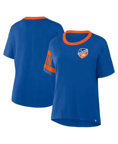 Fanatics Women's Blue Fc Cincinnati Defender Pairing Legacy T-shirt