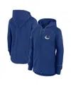 Fanatics Women's Blue Vancouver Canucks Authentic Pro Rink Fleece Full-zip Jacket In Blue