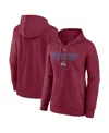 Fanatics Women's Burgundy Colorado Avalanche Authentic Pro Core Primary Fleece Pullover Hoodie In Burgundy