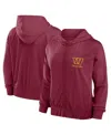 Fanatics Women's Burgundy Washington Commanders Script Lock Full-zip Hoodie In Burgundy