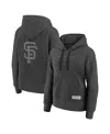 Fanatics Women's Charcoal San Diego Padres Elements Future Ground Subtle Tonal Pullover Hoodie In Black