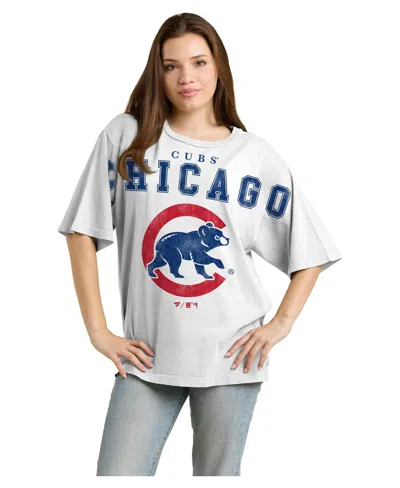 Fanatics Women's Chicago Cubs Oversized T-shirt In Multi