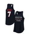 Fanatics Women's C.j. Stroud Navy Houston Texans Plus Size Name Number Tank Top In Black