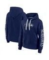 Fanatics Women's College Navy Seattle Seahawks Elements Next Pullover Hoodie In Blue