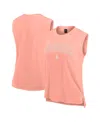 Fanatics Women's Coral Los Angeles Dodgers Studio Gym Tank Top