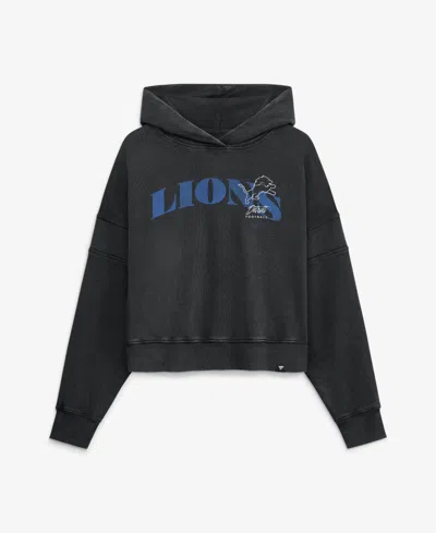 Fanatics Women's Counter Run Oversized Fit Long-sleeve Pullover Hoodie In Black