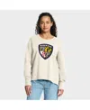 Fanatics Women's Cream Baltimore Ravens Dove Legacy Long Sleeve T-shirt In Neutral