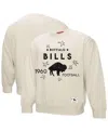 Fanatics Women's Cream Buffalo Bills Plus Size Shooting Star Pullover Sweatshirt In White