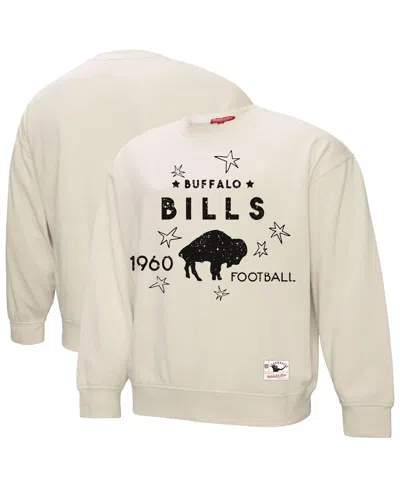Fanatics Women's Cream Buffalo Bills Plus Size Shooting Star Pullover Sweatshirt In White