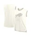 Fanatics Women's Cream Buffalo Bills Studio Embrace Tank Top In White