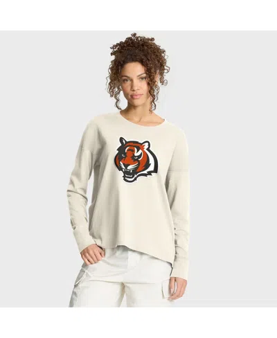 Fanatics Women's Cream Cincinnati Bengals Dove Legacy Long Sleeve T-shirt In White
