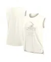 Fanatics Women's Cream Cleveland Browns Studio Embrace Tank Top In White