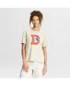 Fanatics Women's Cream Denver Broncos Dove Legacy T-shirt In Neutral