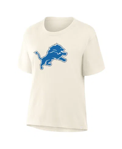 Fanatics Women's Cream Detroit Lions Dove Legacy T-shirt In White