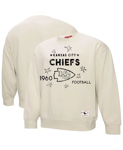 Fanatics Women's Cream Kansas City Chiefs Plus Size Shooting Star Pullover Sweatshirt In Brown