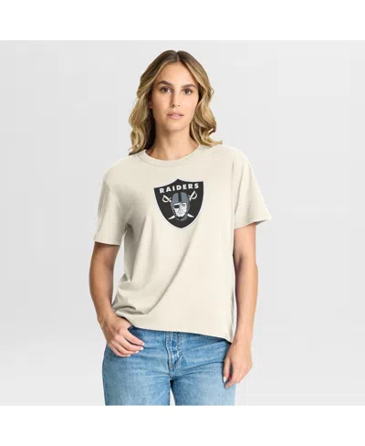 Fanatics Women's Cream Las Vegas Raiders Dove Legacy T-shirt In White