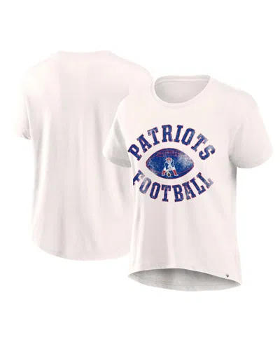 Fanatics Women's Cream New England Patriots Football Home Fashion T-shirt In Neutral