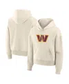 Fanatics Women's Cream Washington Commanders Dove Legacy Pullover Hoodie In White