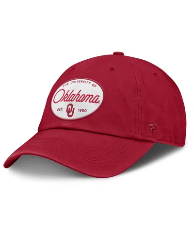 Fanatics Women's Crimson Oklahoma Sooners Candid Adjustable Hat In Red