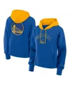 Fanatics Women's Deep Royal Golden State Warriors Post Up Boxy Pullover Hoodie