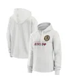 Fanatics Women's  Ash Chicago Blackhawks True Classics Legacy Quarter-zip Hoodie In Ash
