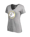 Fanatics Women's  Ash Milwaukee Brewers Cooperstown Collection Forbes T-shirt In Ash