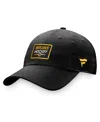 Fanatics Women's  Black Boston Bruins Authentic Pro Rink Adjustable Hat In Black