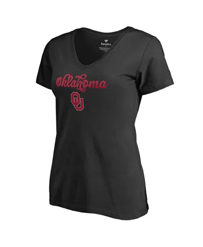 Fanatics Branded Black Oklahoma Sooners Freehand T-shirt
