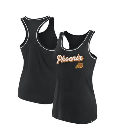 Fanatics Branded Black Phoenix Suns Wordmark Logo Racerback Tank Top