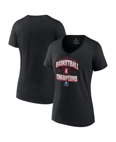 Fanatics Women's  Black Stanford Cardinal 2022 Pac-12 Women's Basketball Conference Tournament Champi