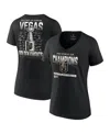 Fanatics Women's  Black Vegas Golden Knights 2023 Stanley Cup Champions Signature Roster V-neck T-shi In Black