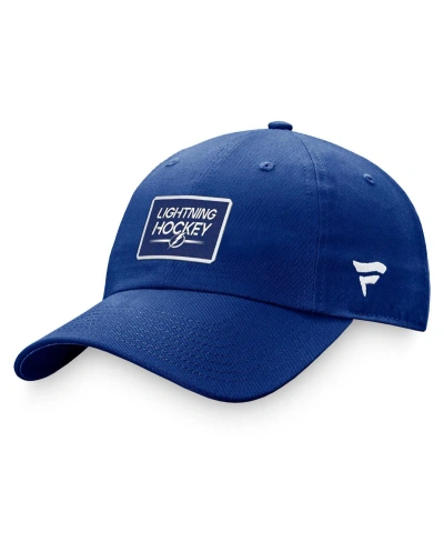 Fanatics Women's  Blue Tampa Bay Lightning Authentic Pro Rink Adjustable Hat