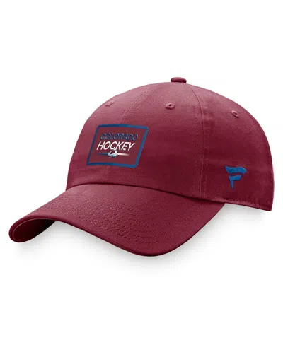 Fanatics Women's  Burgundy Colorado Avalanche Authentic Pro Rink Adjustable Hat