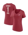 Fanatics Women's  Cardinal Arizona Cardinals Team Mother's Day V-neck T-shirt In Cardinal