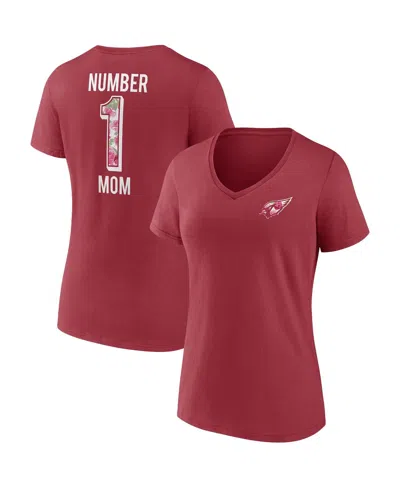Fanatics Women's  Cardinal Arizona Cardinals Team Mother's Day V-neck T-shirt