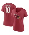 Fanatics Women's  Deandre Hopkins Cardinal Arizona Cardinals Player Icon Name And Number V-neck T-shi In Cardinal